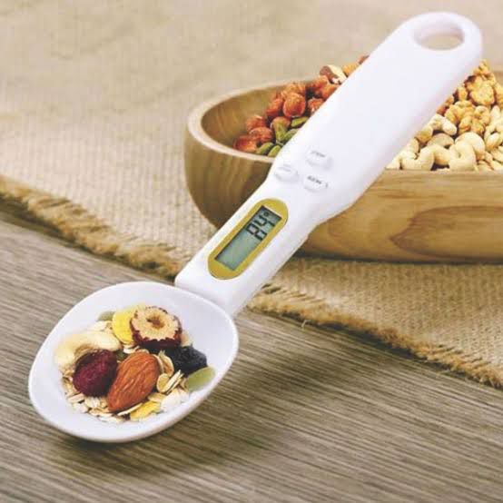 Food Scale Electric Digital Spoon Measuring Scales Kitchen Baking Accessory with LCD Display