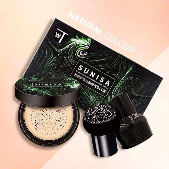 New Su-ni-sa Air Cushion Foundation Waterproof Natural Mushroom Head Air Cushion Bb Cream Long Lasting Foundation Control Foundation - Foundation