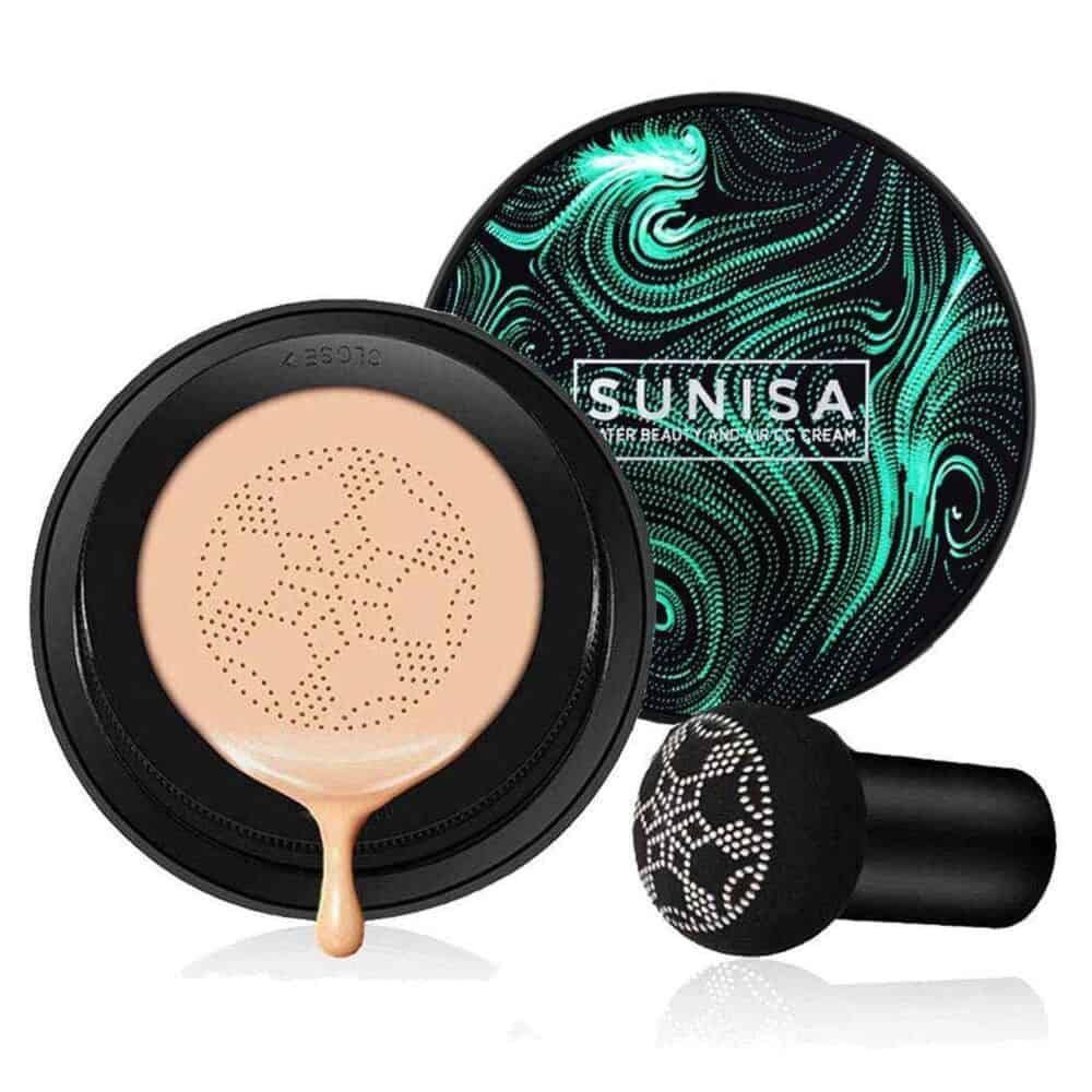 New Su-ni-sa Air Cushion Foundation Waterproof Natural Mushroom Head Air Cushion Bb Cream Long Lasting Foundation Control Foundation - Foundation