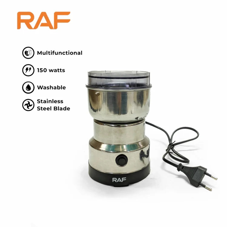 Multi Purpose Electric Coffee & Spices Grinder Automatic Coffee Spice Bean Grinder Stainless Steel